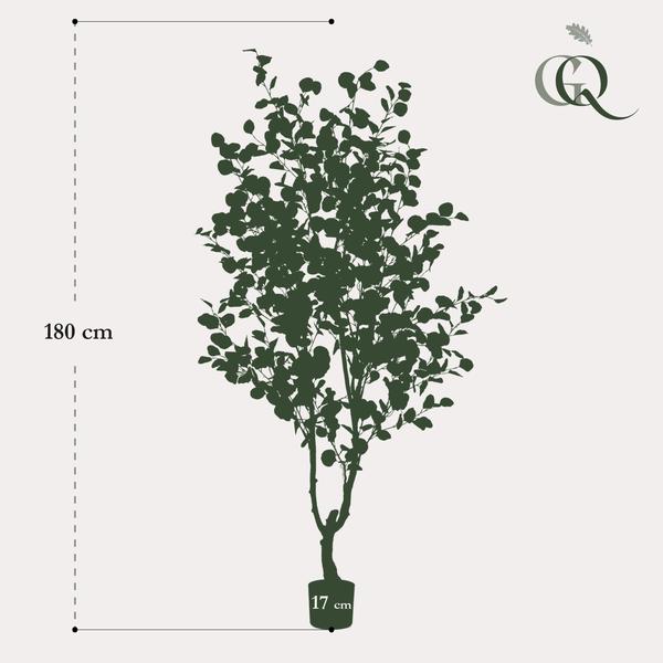 Plante artificielle - Eucalyptus - Gommier Bleu - 180 cm