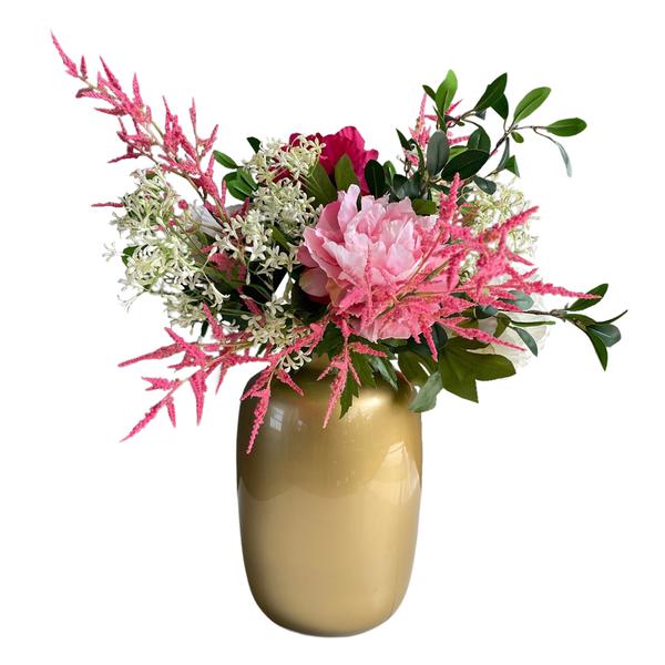 Fleurs artificielles - Bouquet L - Rose Brillant - 80cm