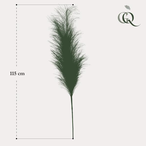 Fleurs artificielles Solo - x 6 - 115cm - Plumes de Pampas - Marron