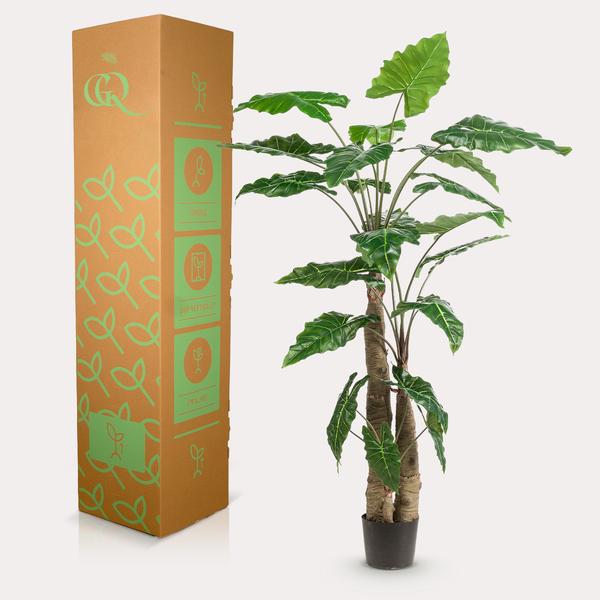 Plante artificielle - Alocasia - Oreille d'éléphant - 180 cm