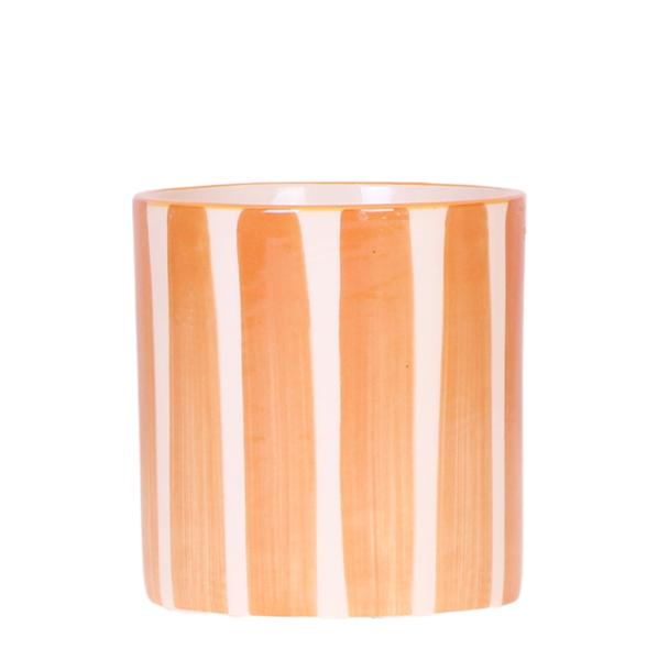Kolibri Home | Painted stripe - Orange - Ø9cm