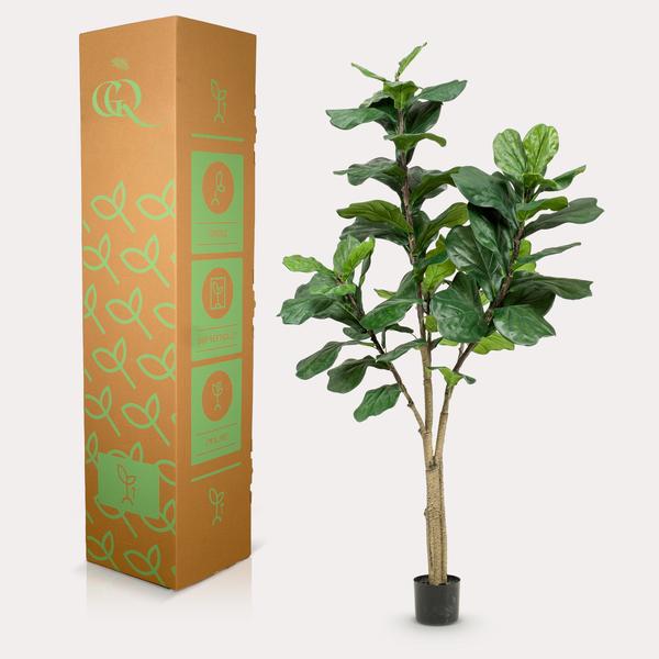 Plante artificielle - Ficus Lyrata - Plant de tabac - 180 cm