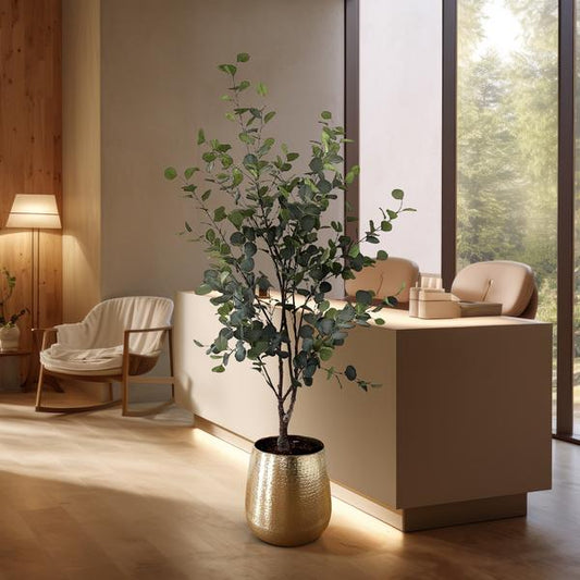 Plante artificielle - Eucalyptus - Gommier Bleu - 180 cm
