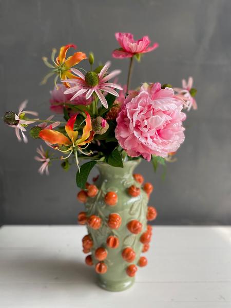 Fleurs artificielles - Bouquet L - Rose Pétillant - 80cm