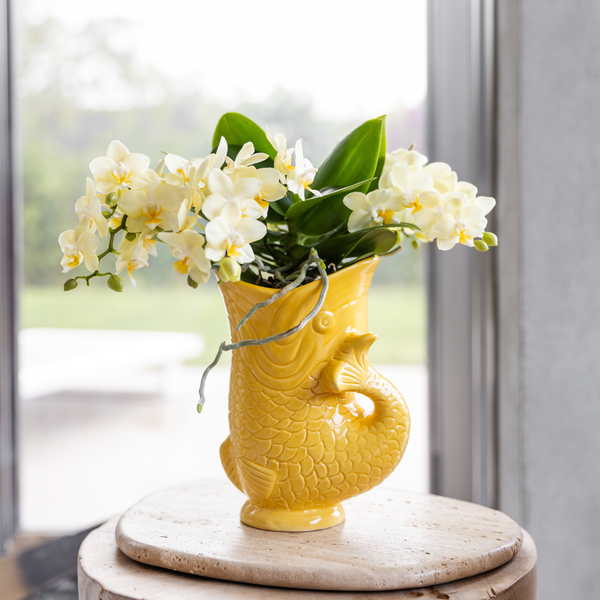 Kolibri Home | Fish - Yellow - Ø9cm