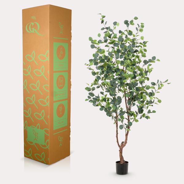 Plante artificielle - Eucalyptus - Gommier Bleu - 180 cm