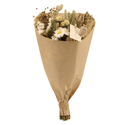 Fleurs séchées Bouquet des Champs Naturel - Ø15cm - ↕35cm