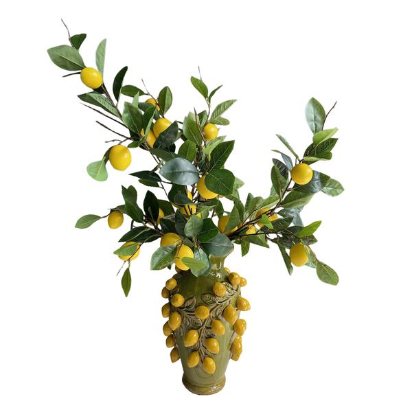 Fleurs artificielles - Bouquet L - Lemon Glow - 80cm