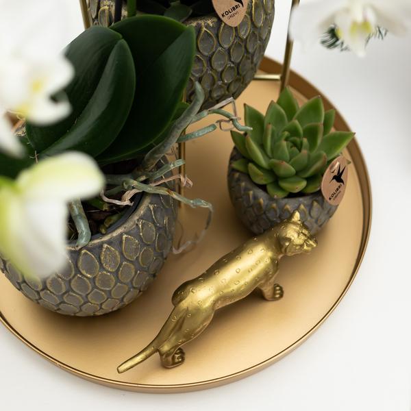 Maison Colibri | Ornement - Décoration dorée Jaguar
