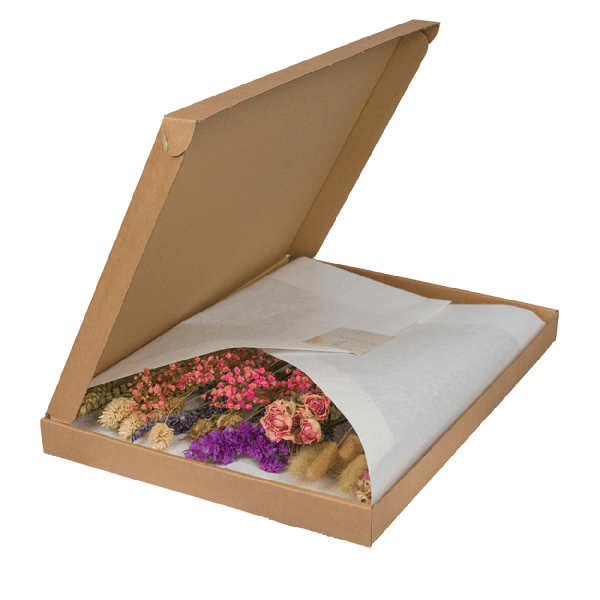 Fleurs séchées dans Boîte aux Lettres - Rose