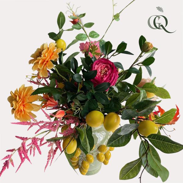 Fleurs artificielles - Bouquet L - Happy Vibes - 80cm