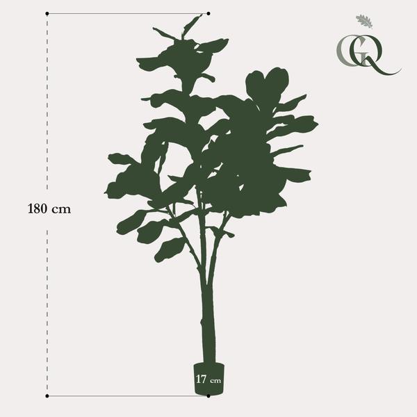 Plante artificielle - Ficus Lyrata - Plant de tabac - 180 cm