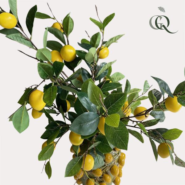 Fleurs artificielles - Bouquet L - Lemon Glow - 80cm
