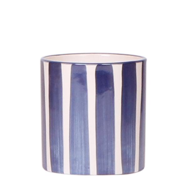 Kolibri Home | Painted stripe - Blue - Ø9cm