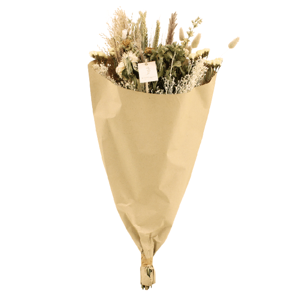 Fleurs séchées Bouquet des Champs Naturel - Ø25cm - ↕60cm