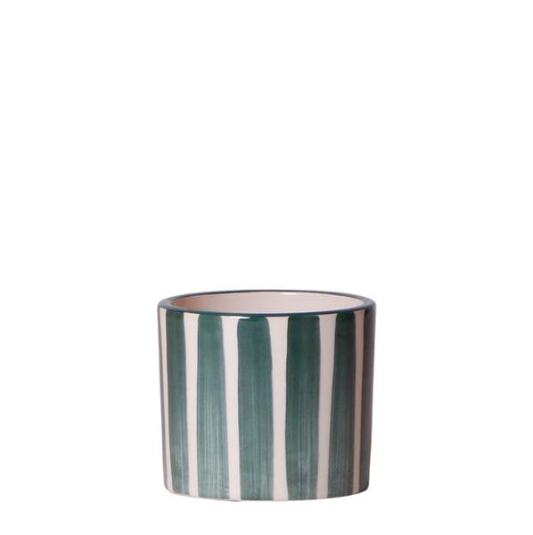 Kolibri Home | Painted stripe - Green - Ø6cm
