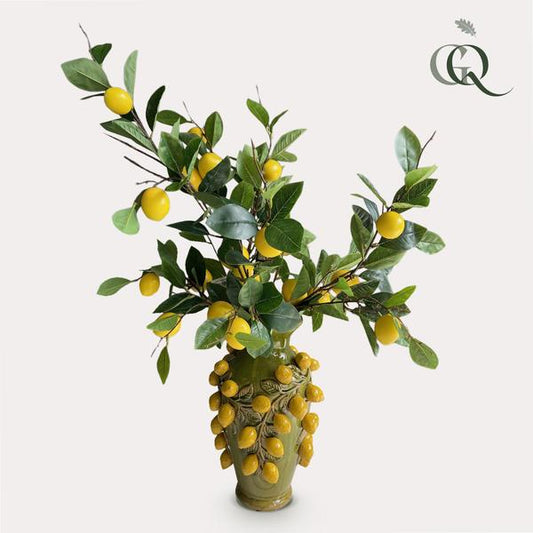 Fleurs artificielles - Bouquet L - Lemon Glow - 80cm