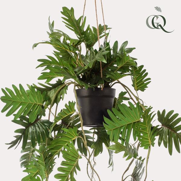 Plante artificielle - Philodendron - Amoureux des arbres grimpants - 80 cm