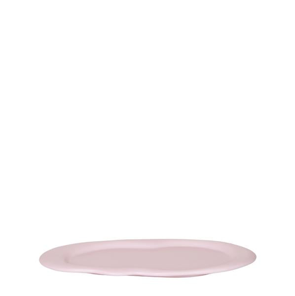 Maison Colibri | Assiette Nuage - Plateau ovale Ø30cm - Rose