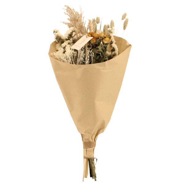 Fleurs séchées Bouquet des Champs Naturel - Ø20cm - ↕50cm