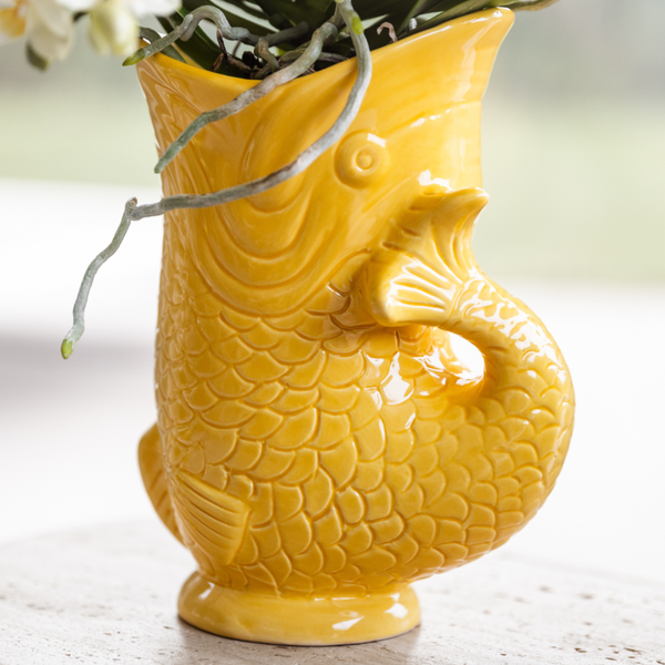 Compagnie des Colibris | Coffret cadeau Coucher de soleil méditerranéen | Ensemble de plantes avec orchidée Phalaenopsis blanche Lausanne et plantes succulentes avec pots décoratifs en céramique